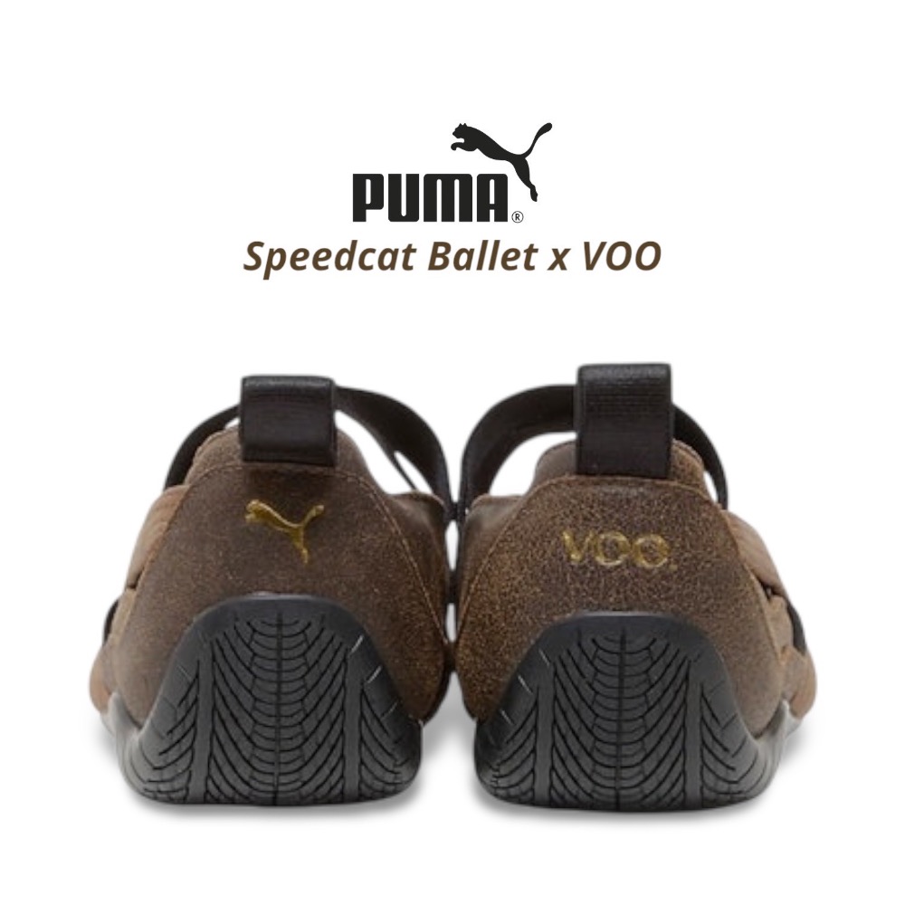 👟PUMA Speedcat Ballet x VOO聯名款休閒鞋 深可可棕色｜可可色｜深棕色｜摩卡色｜皮革｜麂皮｜裂-細節圖11
