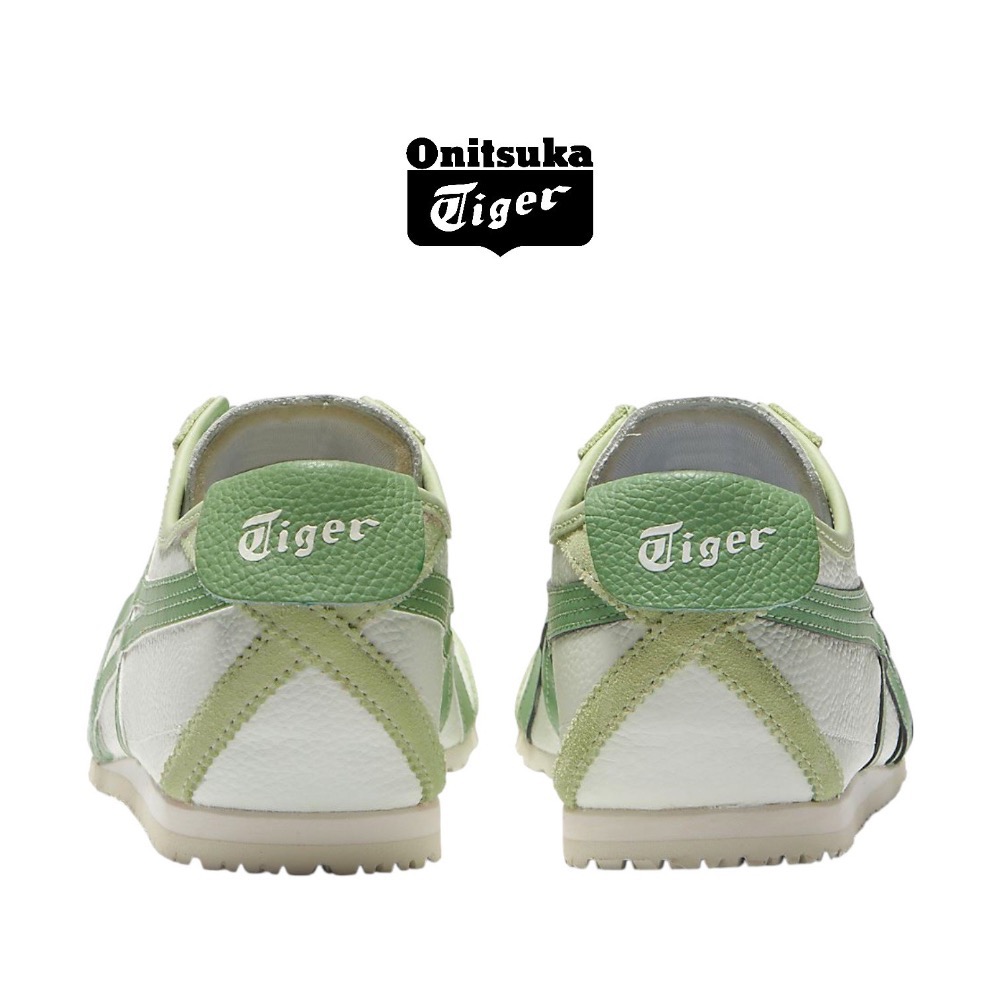 👟Onitsuka Tiger 鬼塚虎MEXICO66系列平底運動鞋｜嫩葉綠｜薄荷綠｜米白底綠色線條｜通風綠｜銅綠｜白-細節圖10