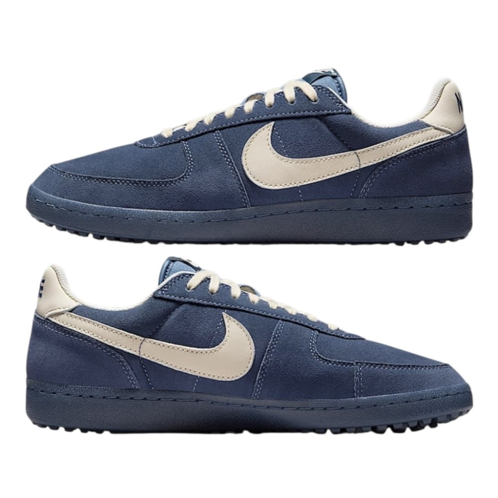👟Nike Field General ＂Blue Suede＂薄底運動鞋｜足球鞋｜慢跑鞋｜絨面革｜芬藍｜午夜海軍藍｜-細節圖2