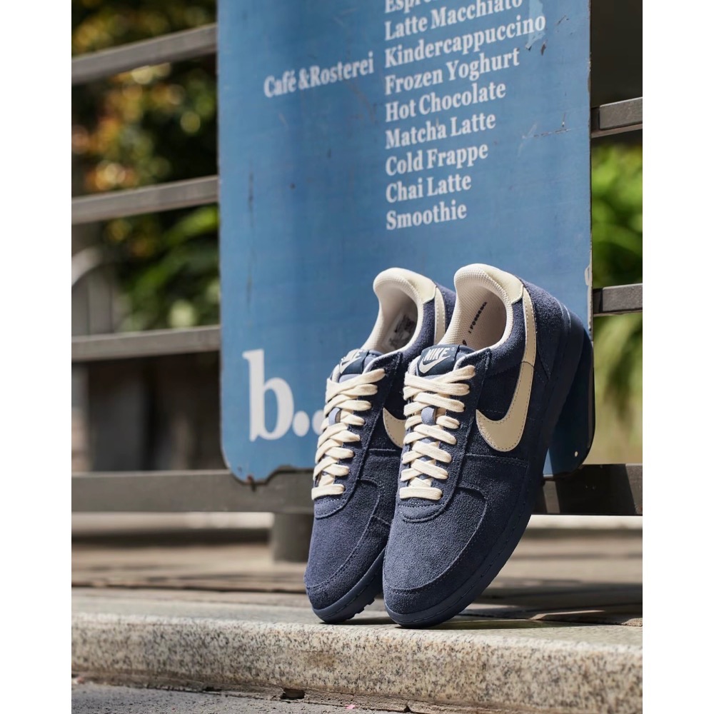 👟Nike Field General ＂Blue Suede＂薄底運動鞋｜足球鞋｜慢跑鞋｜絨面革｜芬藍｜午夜海軍藍｜-細節圖4