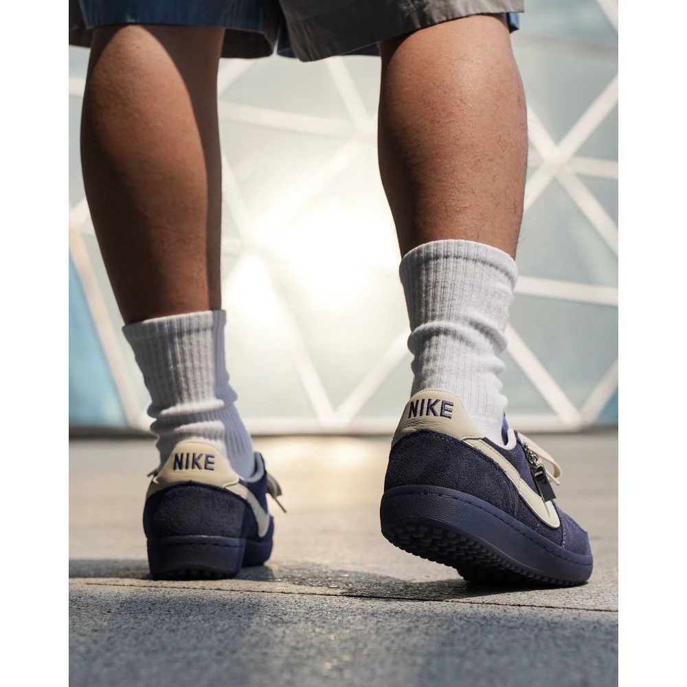 👟Nike Field General ＂Blue Suede＂薄底運動鞋｜足球鞋｜慢跑鞋｜絨面革｜芬藍｜午夜海軍藍｜-細節圖8