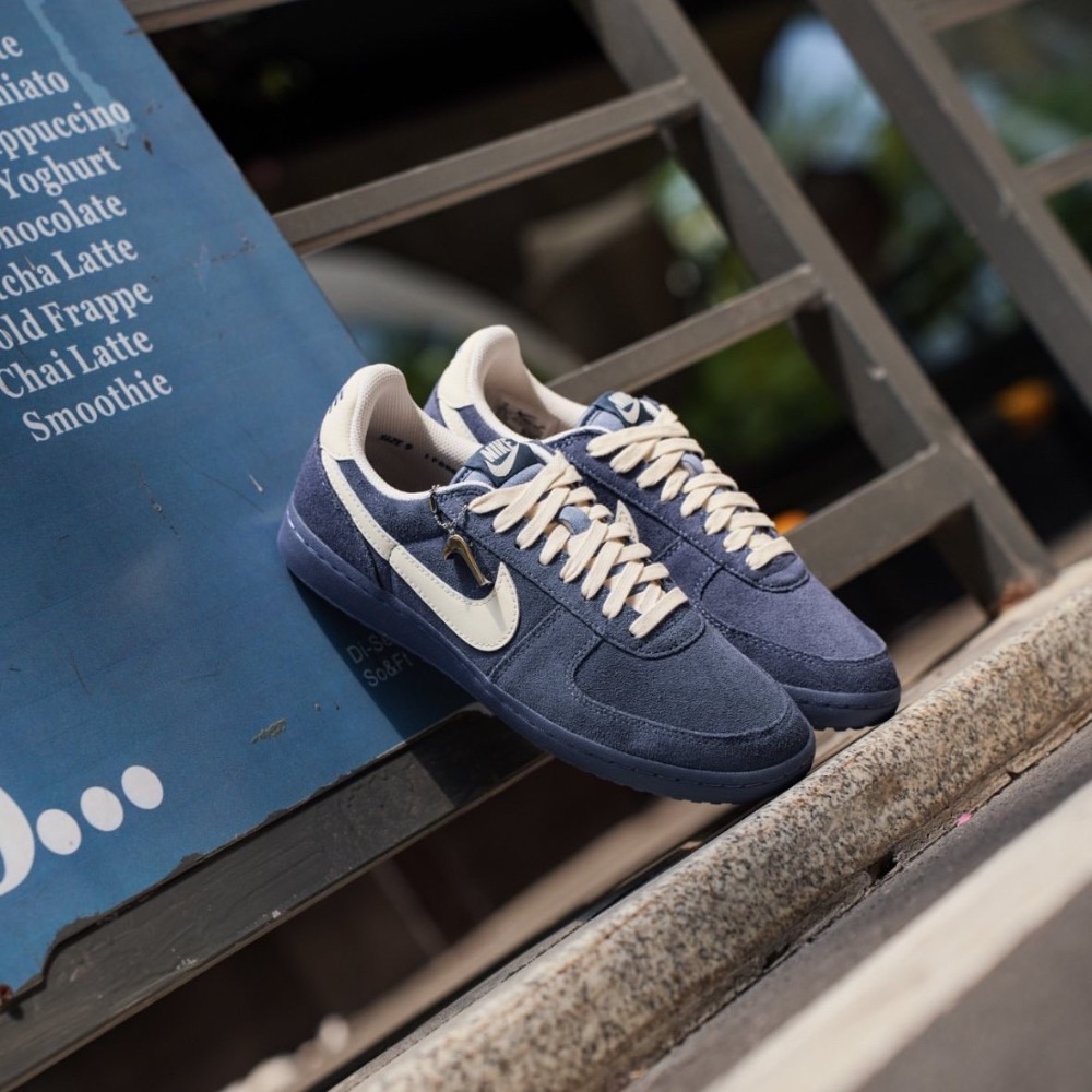 👟Nike Field General ＂Blue Suede＂薄底運動鞋｜足球鞋｜慢跑鞋｜絨面革｜芬藍｜午夜海軍藍｜-細節圖11