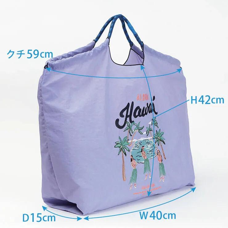 購物袋 環保袋 日本 Ball＆Chain JOLIN同款 肩背包 明星同款 超人氣刺綉購物袋 大容量 防水 耐用...-細節圖6