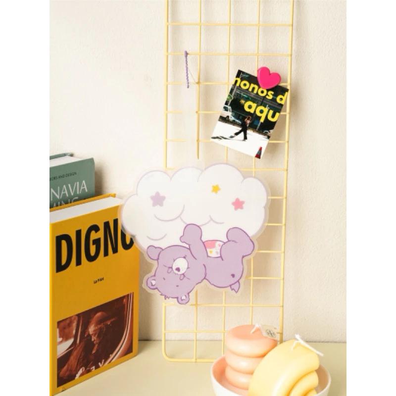 扇子 手拿扇 彩虹熊 愛心熊 造型 夏天 現貨 韓國 大創 Care Bears 便攜隨身 小扇-細節圖9