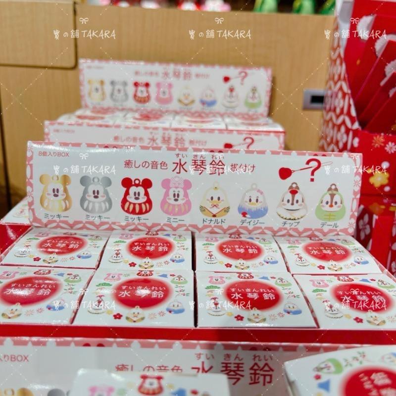 鈴鐺吊飾 水琴鈴 2024 迪士尼 新年 不倒翁 達摩 米奇米妮 奇奇蒂蒂 唐老鴨 黛西 龍年-細節圖3