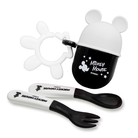 餐具組 攜帶型餐具組 攜帶式造型餐具組 迪士尼 Disney 米奇 米妮 造型餐具 外出餐具 日製-細節圖2