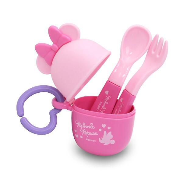 餐具組 攜帶型餐具組 攜帶式造型餐具組 迪士尼 Disney 米奇 米妮 造型餐具 外出餐具 日製-細節圖3