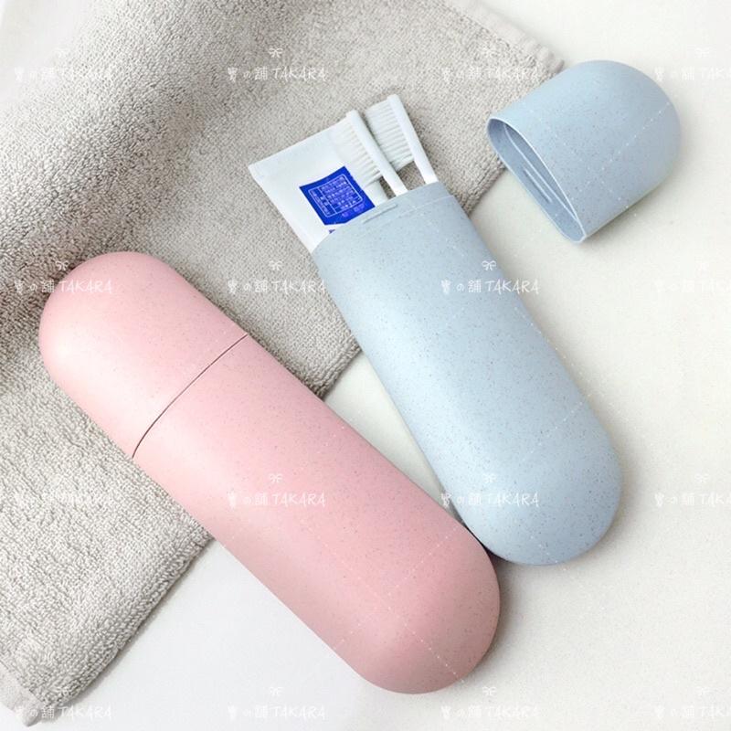 小麥秸稈牙刷盒 牙刷盒 旅行用牙刷盒 牙刷收納盒 便攜牙刷盒 出國必備 北歐風 牙膏 牙刷 收納 大容量 防水 耐...-細節圖5