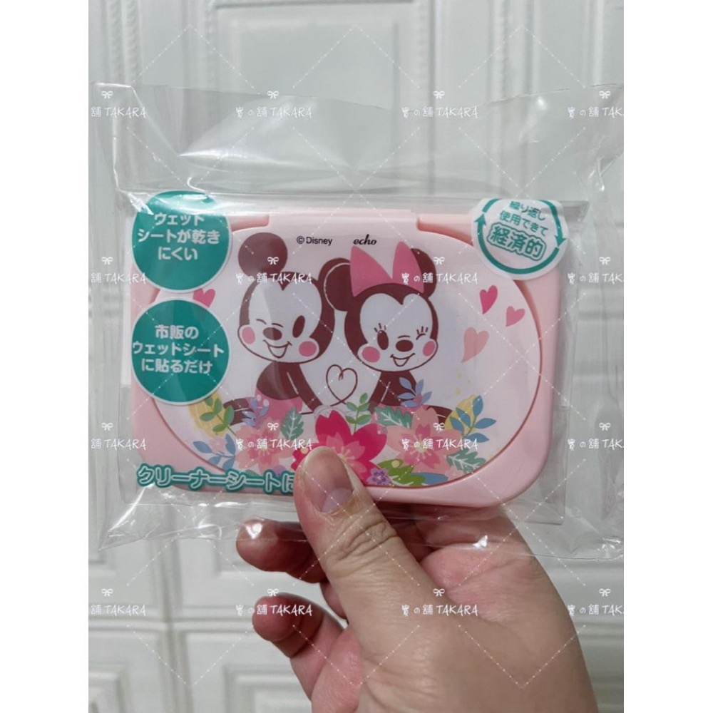 濕紙巾蓋 紙巾蓋 DAISO 大創 Sanrio 米奇米妮 按壓式貼蓋 三麗鷗 防乾設計 氣質日常 角色正版-細節圖2