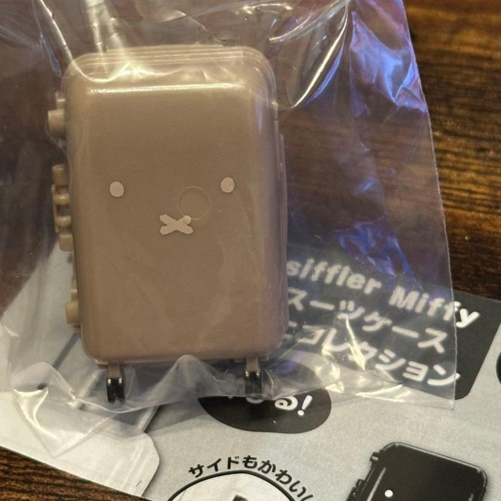 Miffy 米飛兔 迷你行李箱 隨機 扭蛋 米菲兔 仿真行李箱 拉桿可動 辦公室小物 迷你行李箱扭蛋 siffler-細節圖5