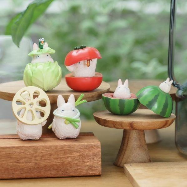 TOTORO龍貓 蔬果系列盲盒 吉卜力共和國 夏季野菜 龍貓 豆豆龍 盒玩 全6款 龍貓蔬果公仔  日常好物 推薦使用-細節圖4