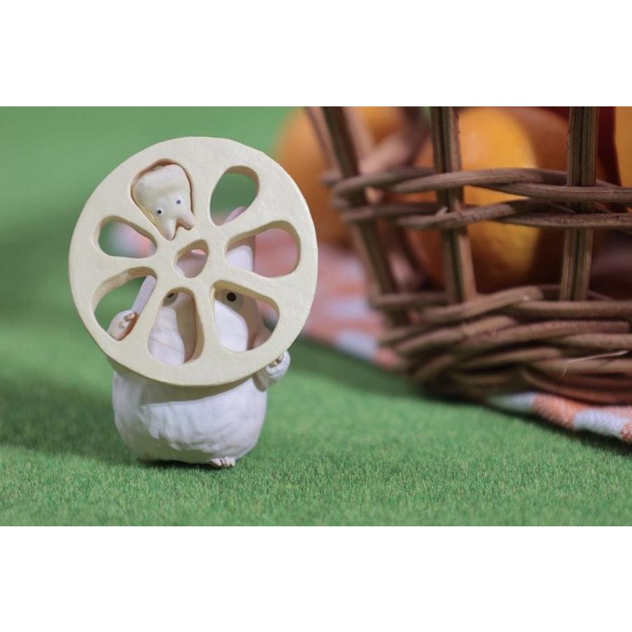 TOTORO龍貓 蔬果系列盲盒 吉卜力共和國 夏季野菜 龍貓 豆豆龍 盒玩 全6款 龍貓蔬果公仔  日常好物 推薦使用-細節圖5