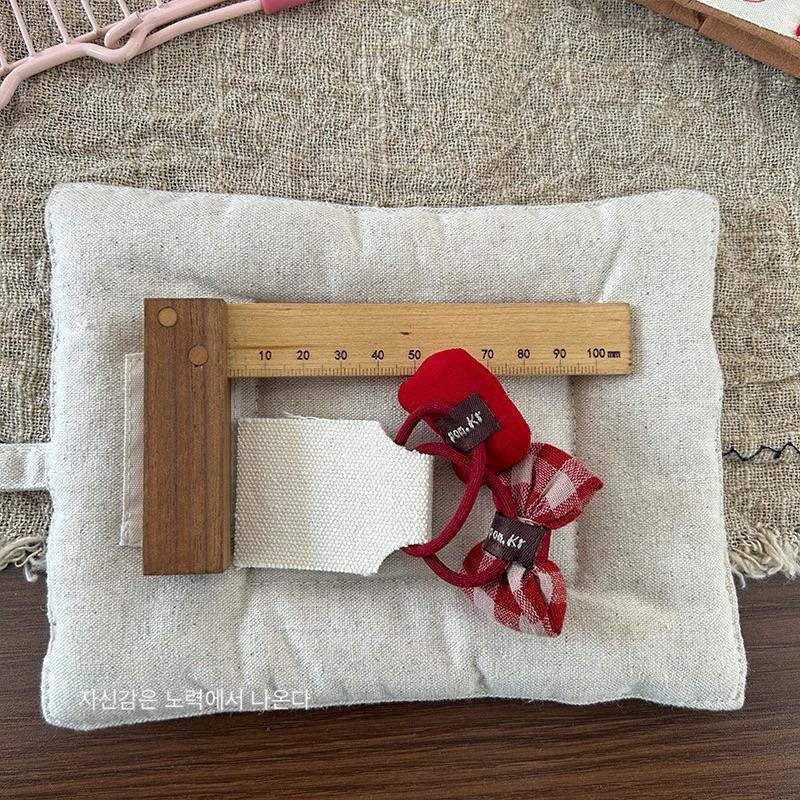 新年 紅色蝴蝶結 髮圈 絲絨｜復古 馬尾髮圈 過年髮飾 造型 台灣現貨-細節圖5