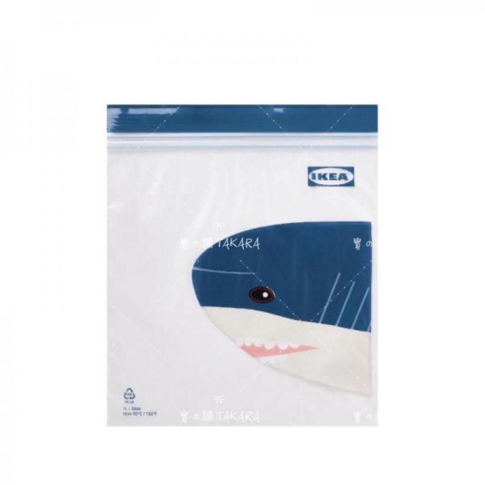 澀谷限定 IKEA 熊貓 鯊魚 夾鏈袋｜食品 保存袋 密封袋 食品夾鏈袋-細節圖4