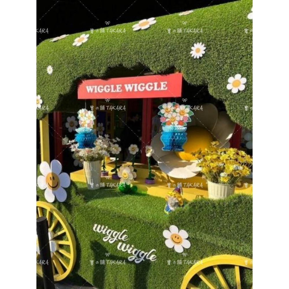 韓國 WIGGLE WIGGLE 太陽花 購物袋｜手提 硬料 賣家必備 現貨-細節圖3