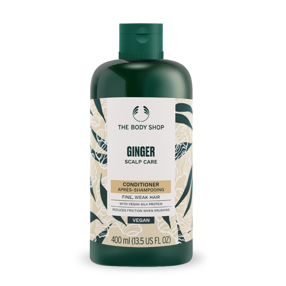 THE BODY SHOP 薑根鏗活調理洗髮精/護髮乳-新版-國際航空版(250ml/400ml)-細節圖4