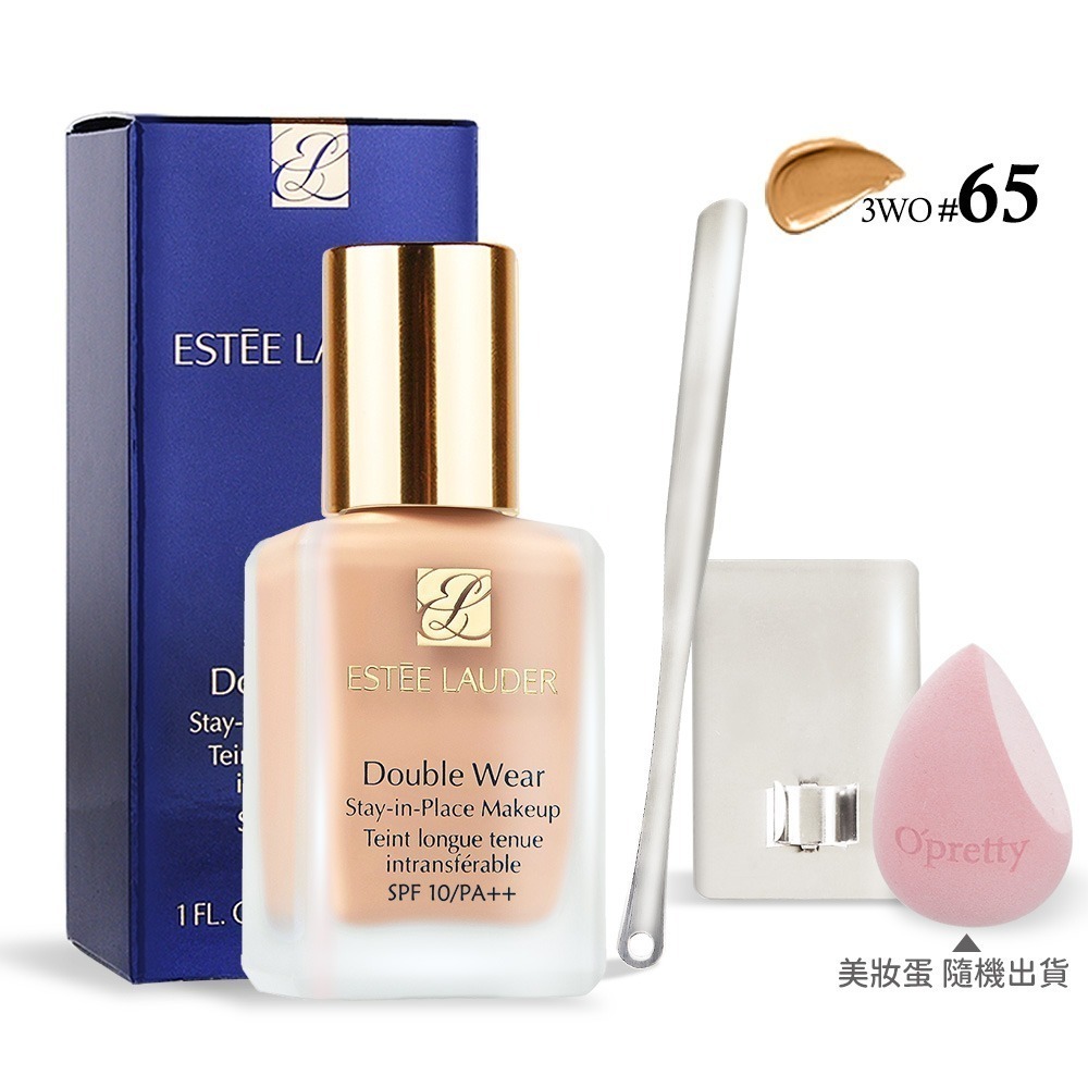 #65 3W0附專業彩妝工具【美妝蛋+粉底刮棒+調色盤】