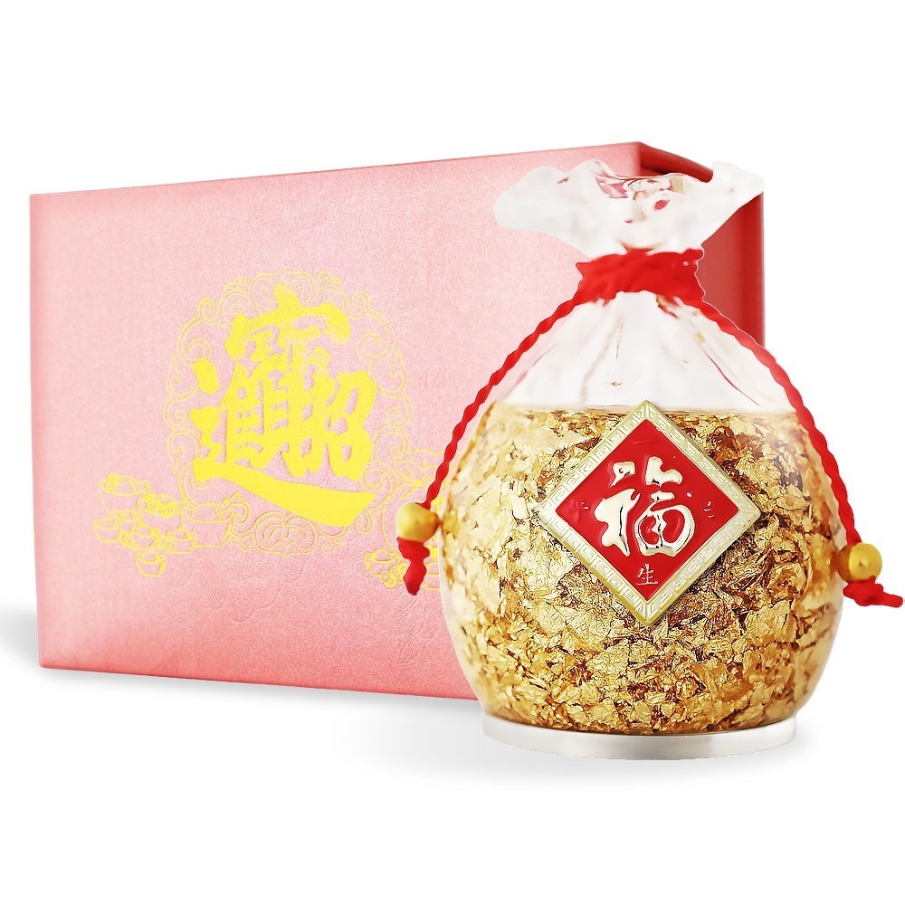 O＇Pretty 歐沛媞 招財納福開運金箔福袋擺件(14.6X10.9X9cm)-細節圖2