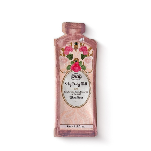 SABON 白玫瑰絲綢身體乳液(5ml)