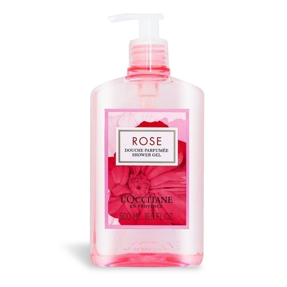 L＇OCCITANE 歐舒丹 沐浴膠(500ml)-國際航空版-多款可選 櫻花 玫瑰 馬鞭草-規格圖2