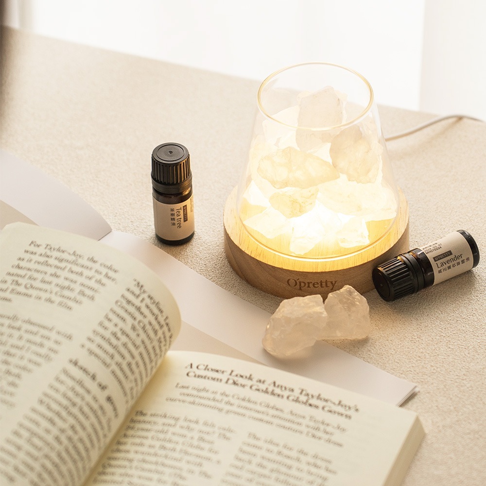 O＇Pretty 歐沛媞 富士山水晶燈(28X17.5X9.8cm)贈天然草本精油(5ml)-細節圖5