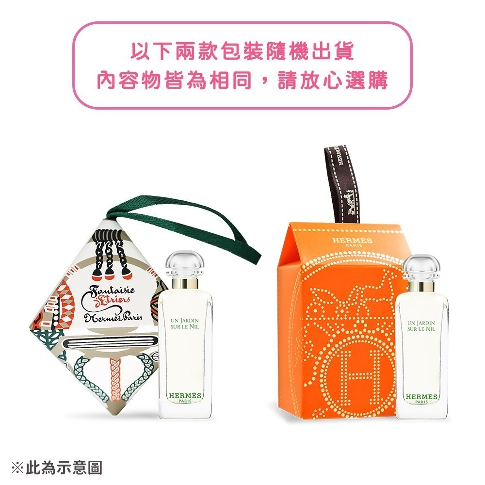 HERMES 愛馬仕 花園淡香水(7.5ml)-國際航空版 希瑟 尼羅河 李先生-細節圖4