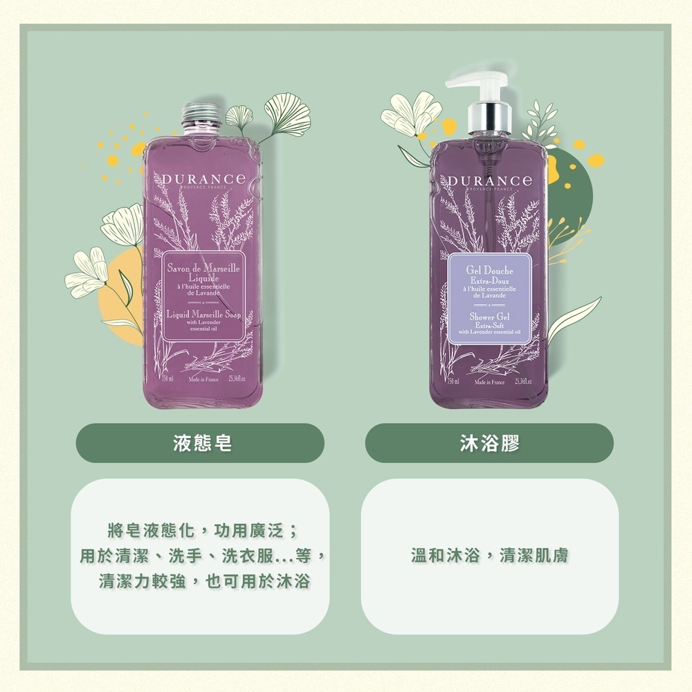 DURANCE 朵昂思 馬賽沐浴膠(750ml)-多款可選-細節圖5