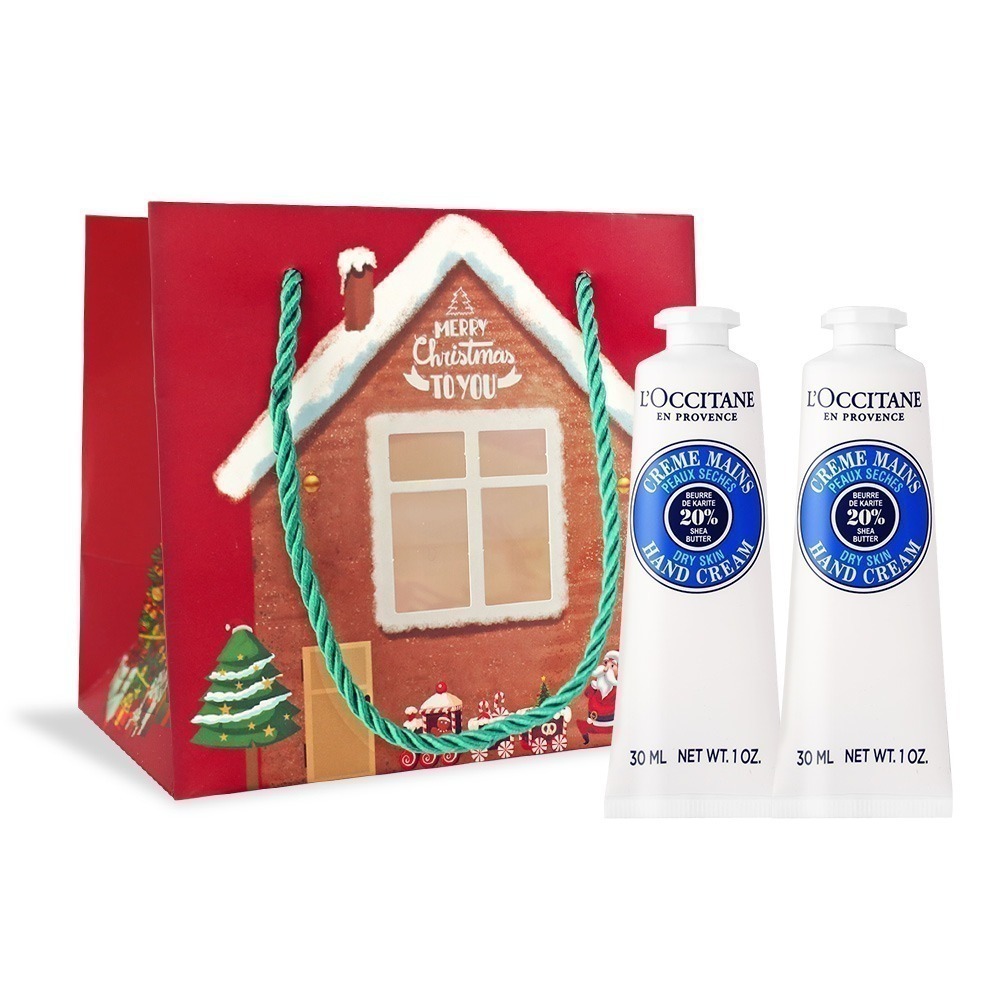 L＇OCCITANE 歐舒丹 新版經典護手霜30MLX2禮袋組-聖誕交換禮物-公司貨-多款可選-規格圖4