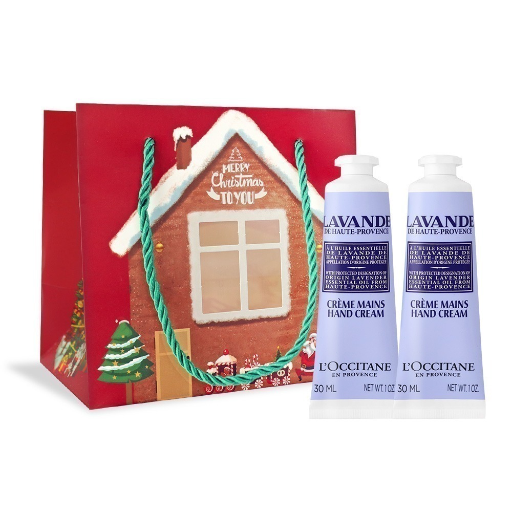 L＇OCCITANE 歐舒丹 新版經典護手霜30MLX2禮袋組-聖誕交換禮物-公司貨-多款可選-規格圖4