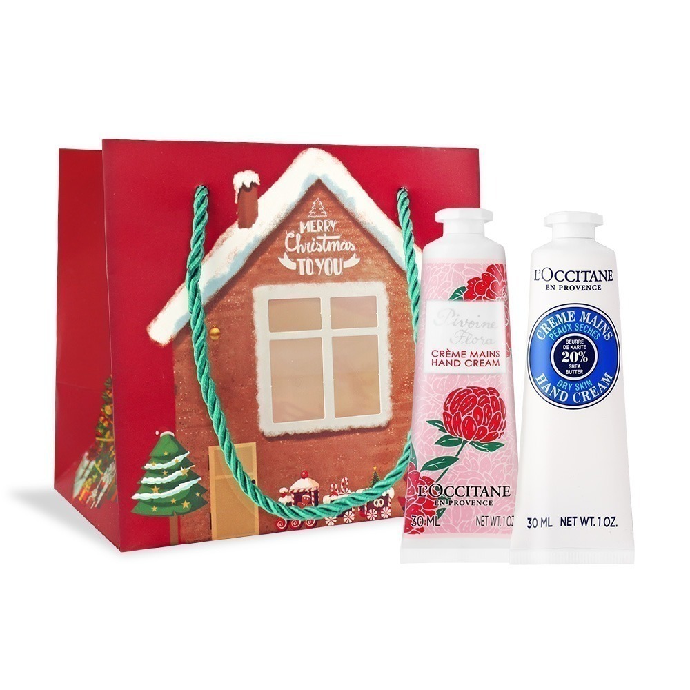 L＇OCCITANE 歐舒丹 新版經典護手霜30MLX2禮袋組-聖誕交換禮物-公司貨-多款可選-規格圖4