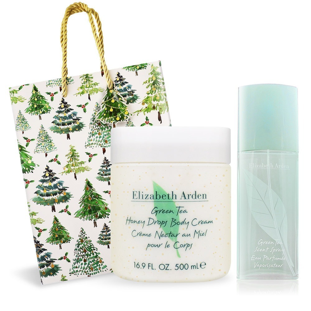 ARDEN 雅頓 綠茶身體香氛組[蜜滴+淡香水+禮袋]-聖誕交換禮物-細節圖2