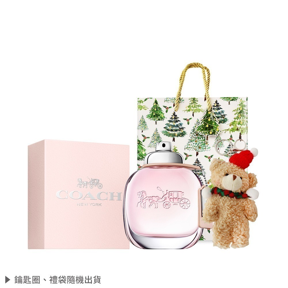 COACH 淡香精/淡香水耶誕禮讚組(香水30ml/40ml+聖誕熊)-規格圖9