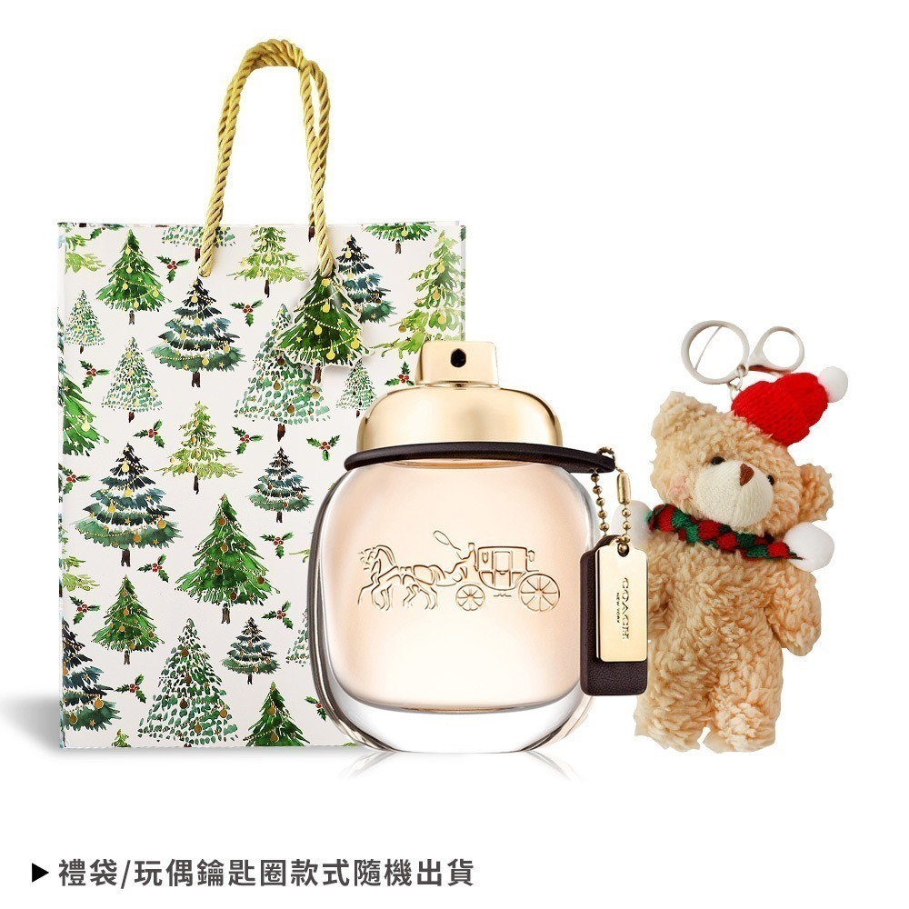 COACH 淡香精/淡香水耶誕禮讚組(香水30ml/40ml+聖誕熊)-規格圖9
