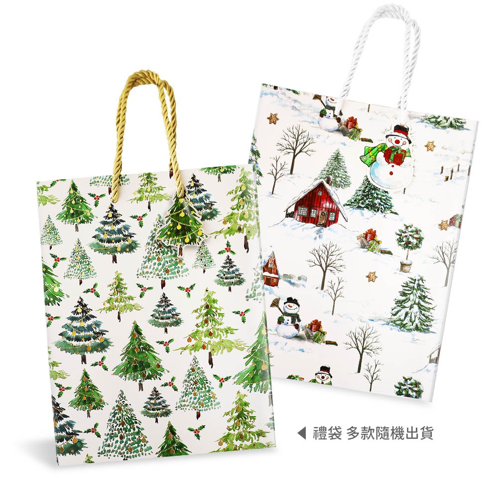 O＇Pretty 歐沛媞 手作針織聖誕樹附氛圍燈+聖誕燙金禮袋-交換禮物人氣禮物-細節圖2