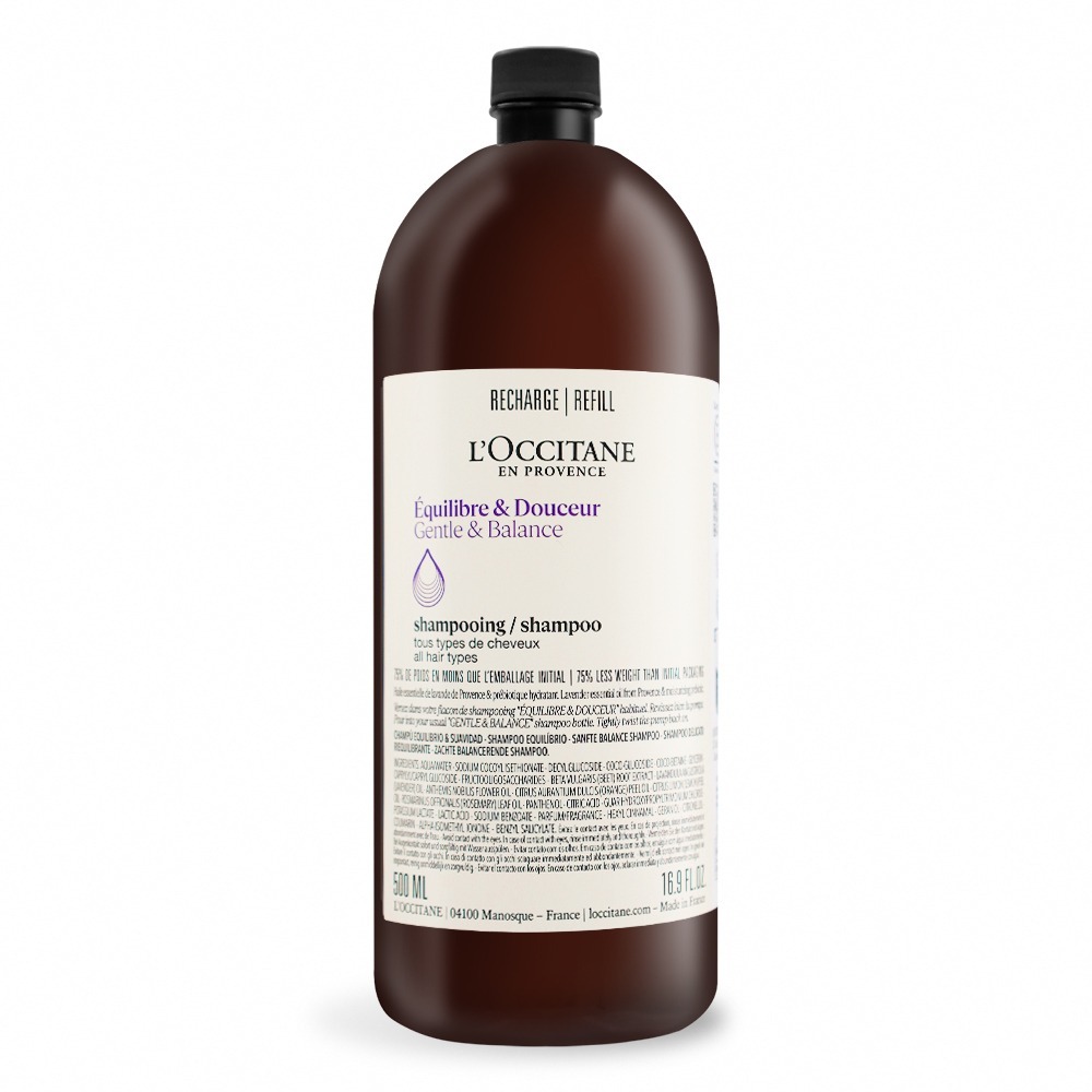 L＇OCCITANE 歐舒丹 草本平衡洗髮乳補充瓶(500ml)-新包裝-公司貨-細節圖2