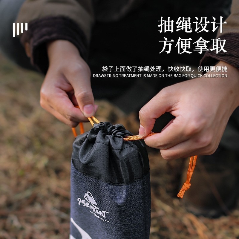 ⛺️台灣現貨⛺️小島嶼山 ISE Mount - 30cm地釘收納袋錘子收納包-細節圖2