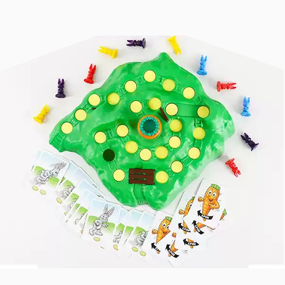 【GCT玩具嚴選】兔子陷阱賽桌遊 兔子越野賽加強版-細節圖5