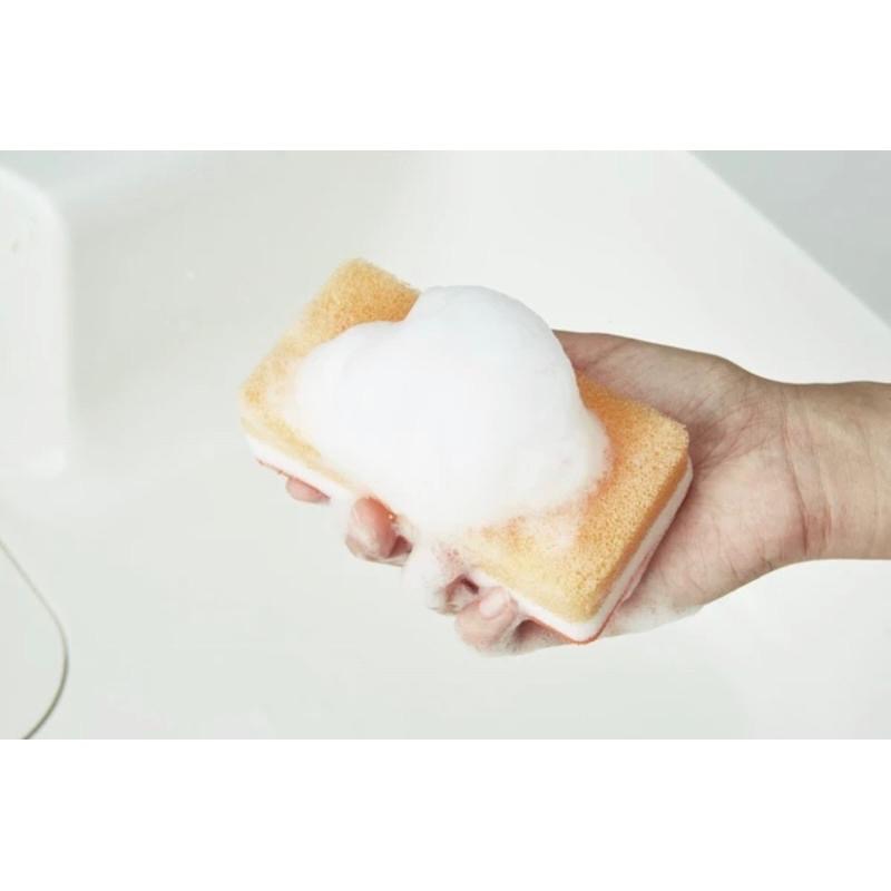 【日本製 Cervin 】廚房清潔菜瓜布 海綿 污垢洗滌 頑固污漬 三層結構-細節圖4