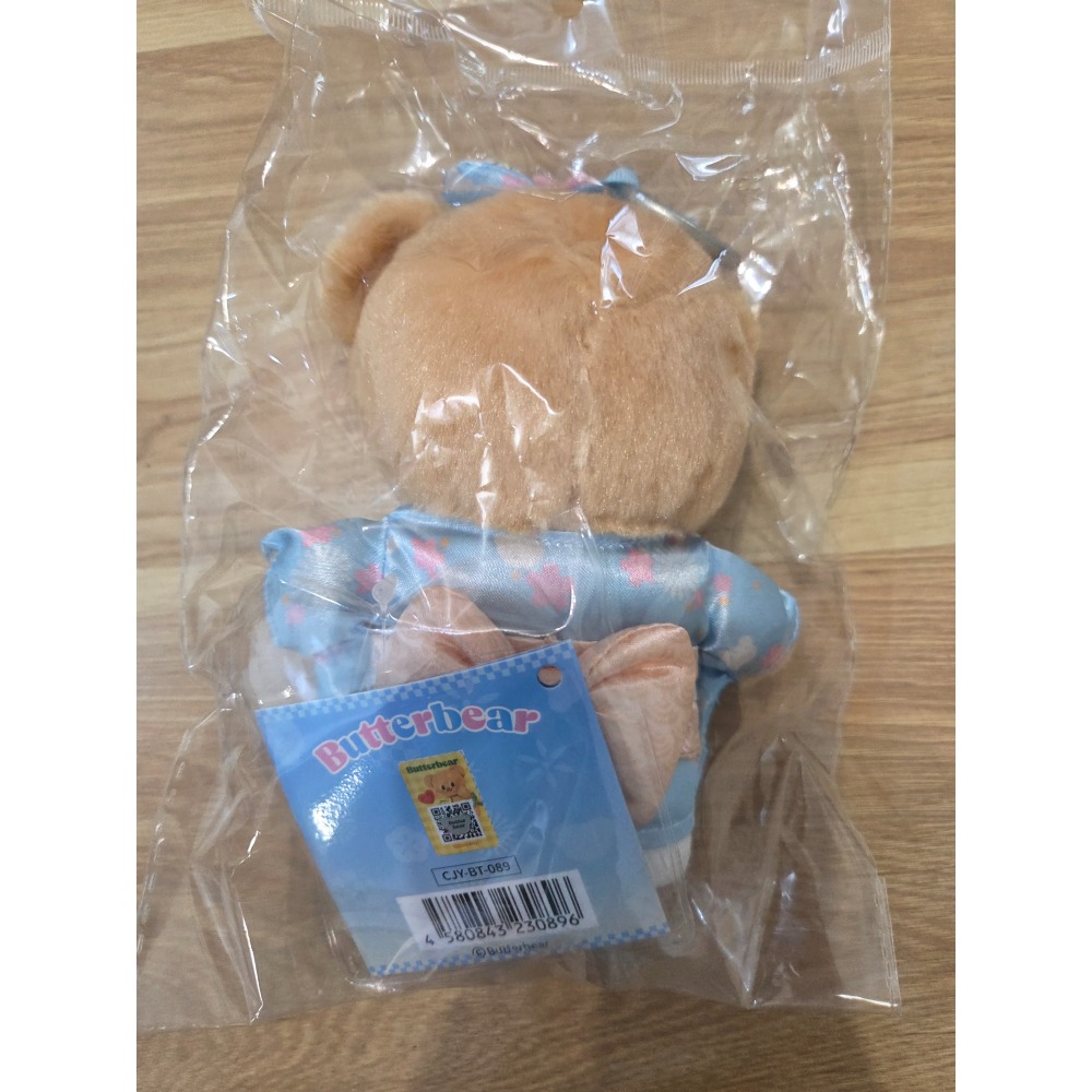 Butterbear/日本限定/loft藍色和服款/奶油小熊/娃-細節圖2