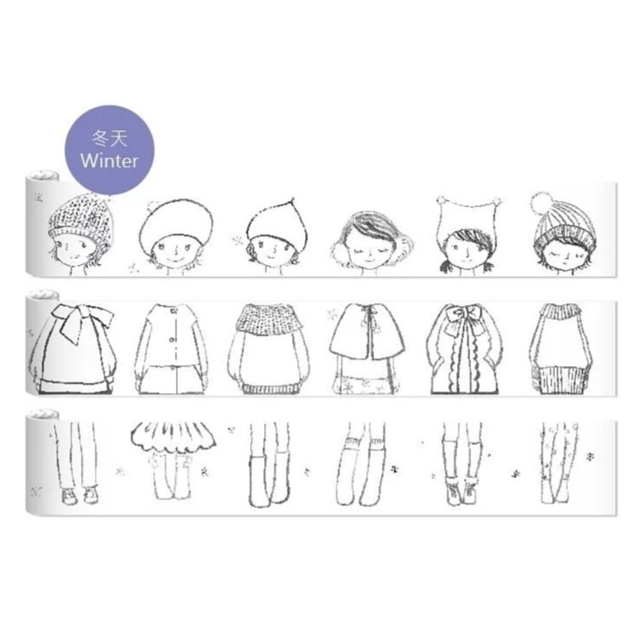 [卡樂]N次貼幼教 小時尚設計師著色畫軸-4款🔺專注神器🔺輕鬆育兒寒假必備💪-規格圖6