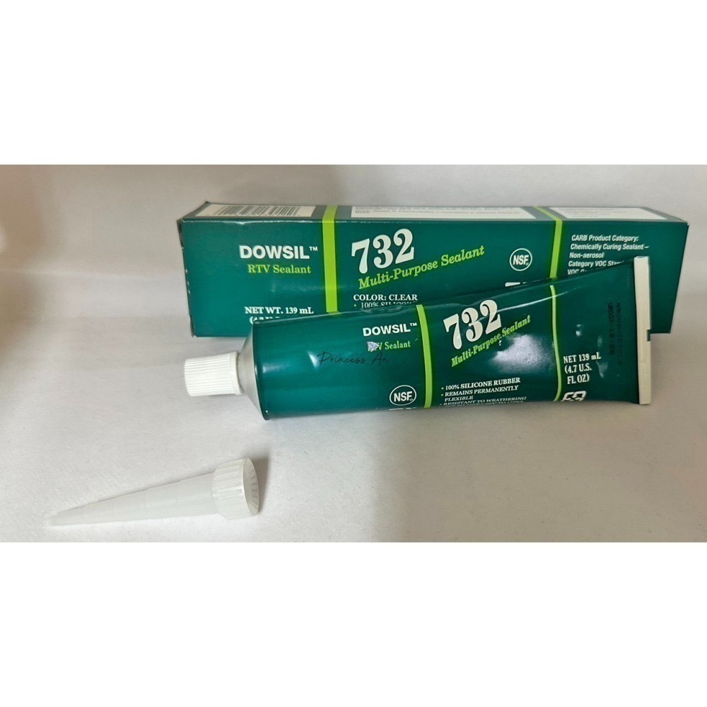 [卡樂] DOWSIL™ 732 RTV CLEAR 陶氏室溫硫化 膏狀不垂流 矽酮密封膠 NSF食品級認證 透明色-細節圖2