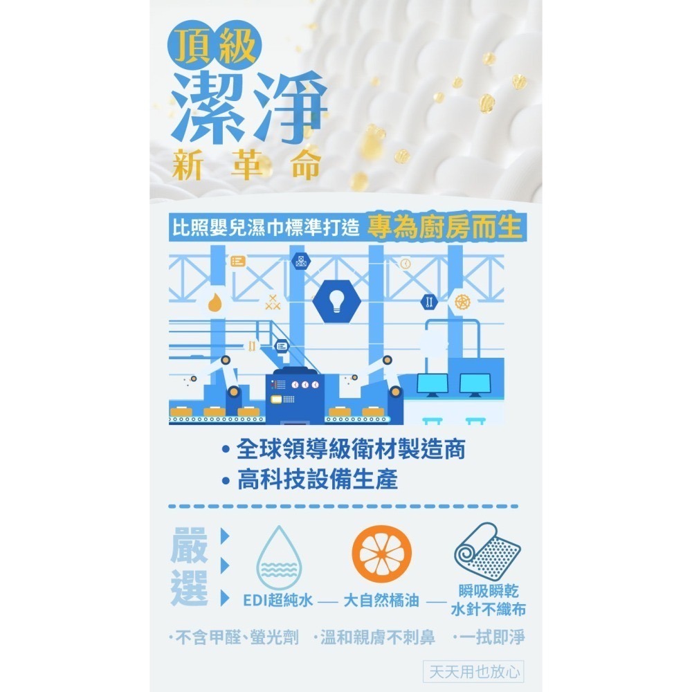 [卡樂]古寶無患子 神力橘油廚房萬用潔淨濕巾80抽/1入  油Bye一抹淨 神力橘油廚房萬用潔淨濕-細節圖2