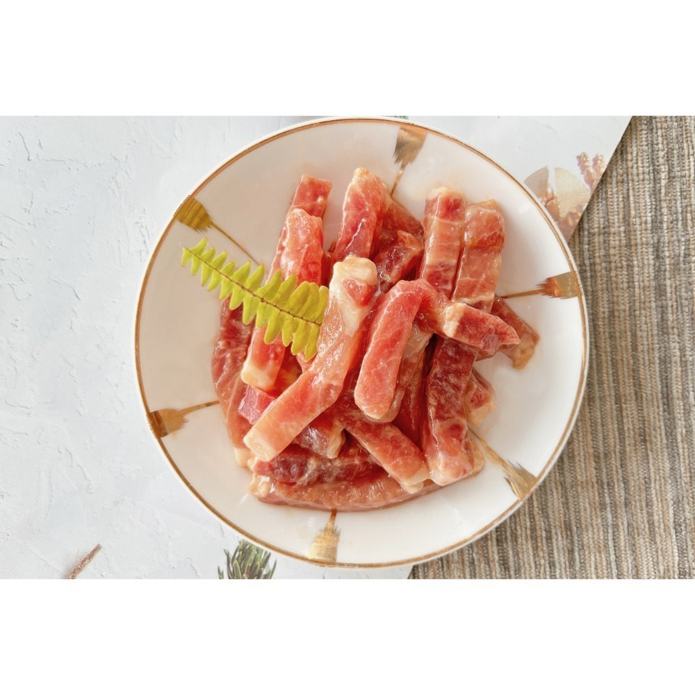 ⭐RORO⭐國產豬前腿 豬絲/豬柳(600g±5%) │ 原肉現切、口感紮實、快炒首選-規格圖2