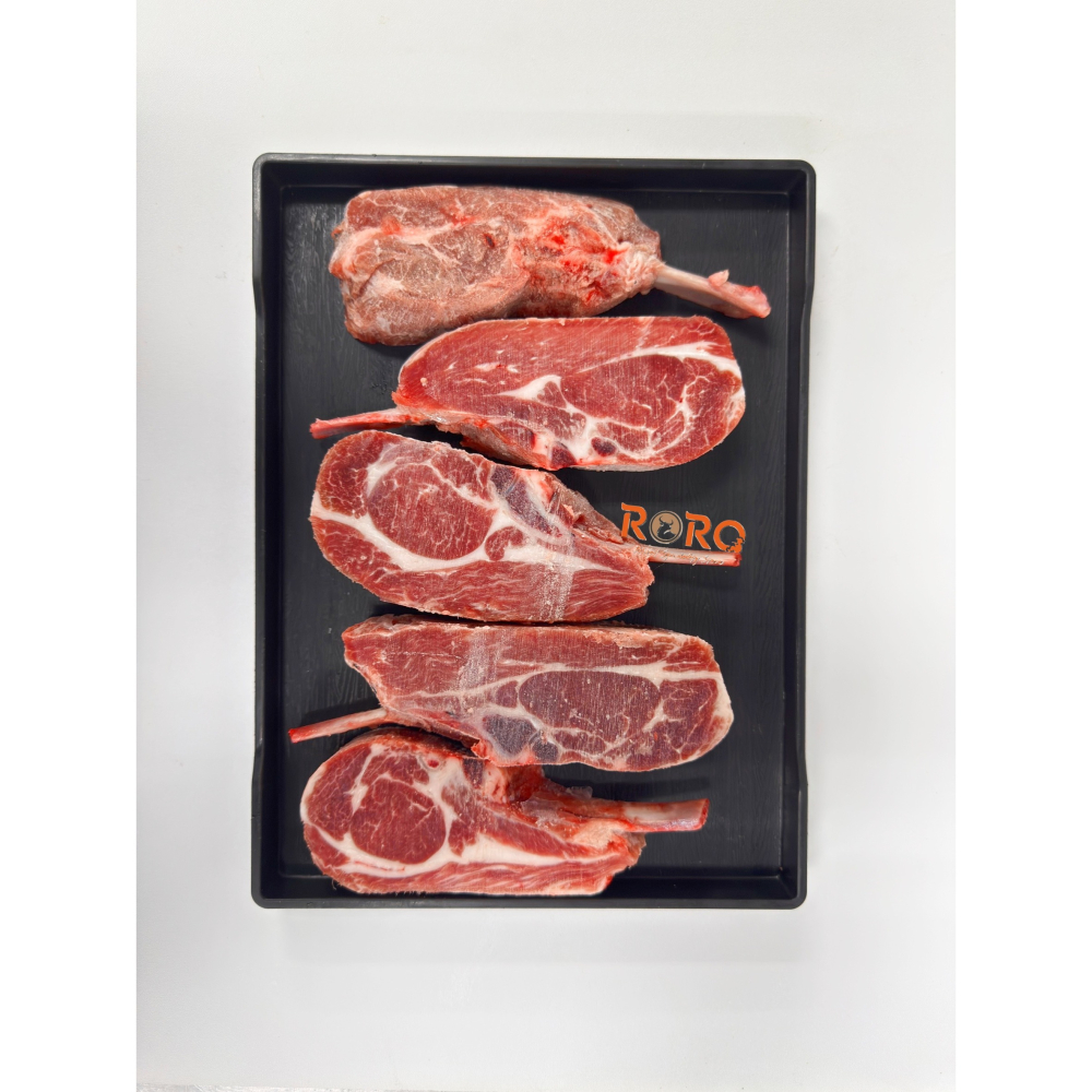 ⭐RORO⭐紐西蘭草飼小羔羊肩排(600g±5%) │ 專業分切、6~8隻真空包裝、無羊羶味-細節圖2