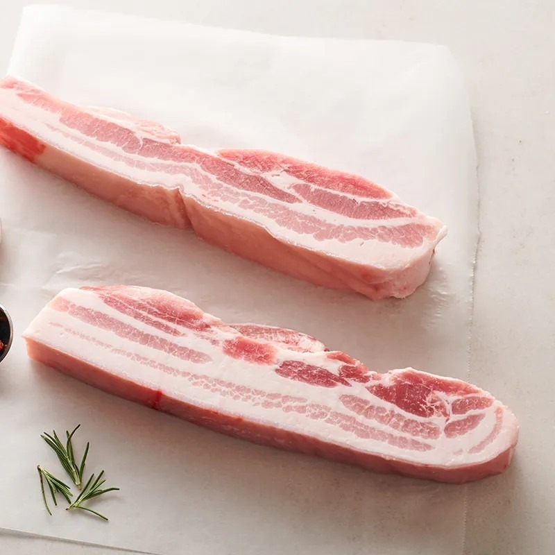 帶皮五花肉條500g