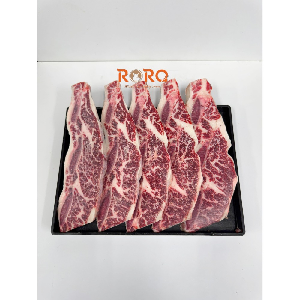 ⭐RORO⭐美國穀飼熟成帶骨牛小排(1kg±5%) │ 厚度1.5~1.8cm、約7~9塊、真空袋裝-細節圖3
