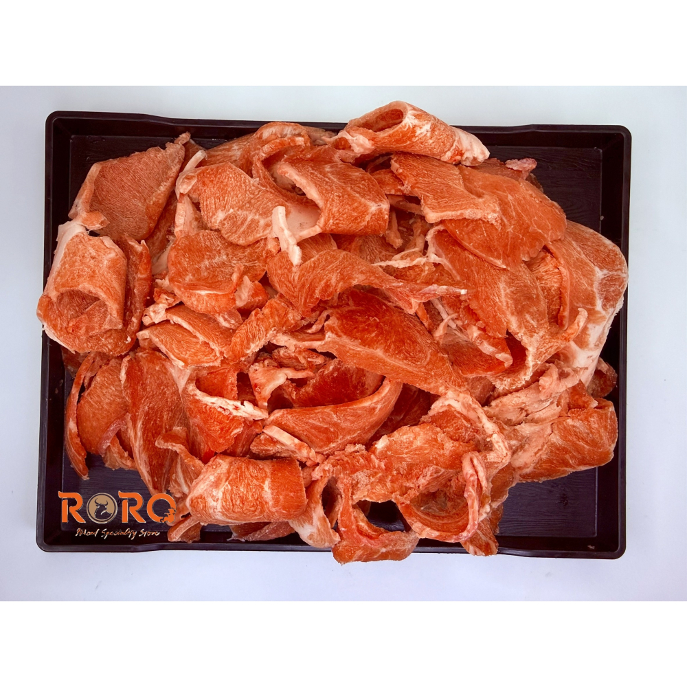 ⭐RORO⭐豬嘴邊肉炒片(600g±5%) │ 厚度約0.4cm、稀有部位、原塊現切-細節圖4