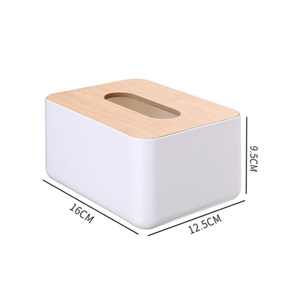 出清特價《竹木紙巾盒》日式 zakka風 餐巾盒 抽紙盒 衛生紙盒 遙控器收納盒 無印良品【飛兒】5-1-21-規格圖8
