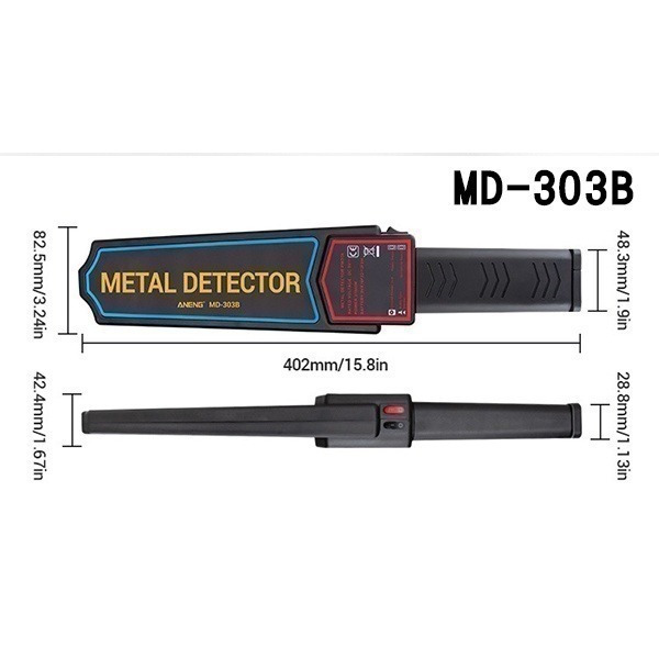 升級款更靈敏《手持式金屬探測器 MD-3003B1》 偵測器 安檢探測儀 防盜 安檢儀器 警報 靈敏【飛兒】4-4-細節圖9