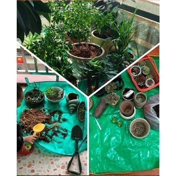《園藝墊》防漏水！可重覆使用！換土墊 換盆墊 園藝地墊 防汙墊 園藝防水墊 植物換盆墊 園藝防汙墊 種植墊【飛兒】7--細節圖7